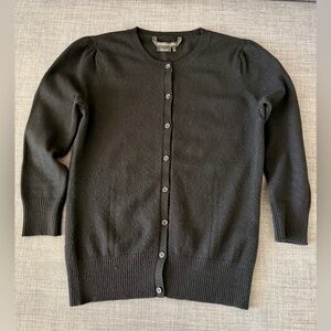 BCBG Maxazria Classic Black Women's Cardigan.